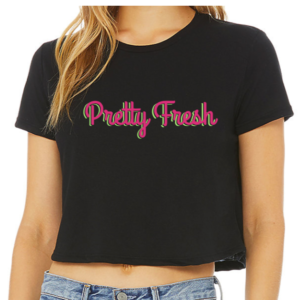 Pretty Fresh Women's Cropped T-Shirt - Rave Edition